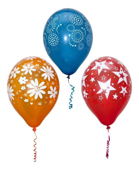 Grupa kolorowe balony — Zdjęcie stockowe