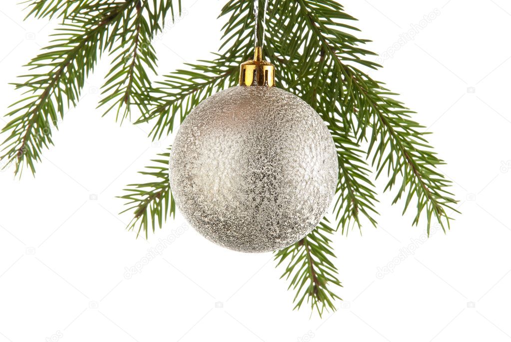Christmas decoration on a fir-tree