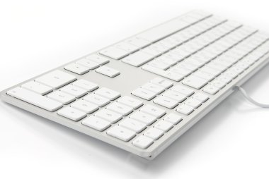 modern beyaz klavye