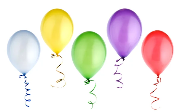 Студийный кадр из цветных воздушных шаров — стоковое фото