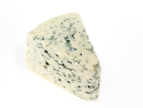 Fatia de queijo estilton — Fotografia de Stock