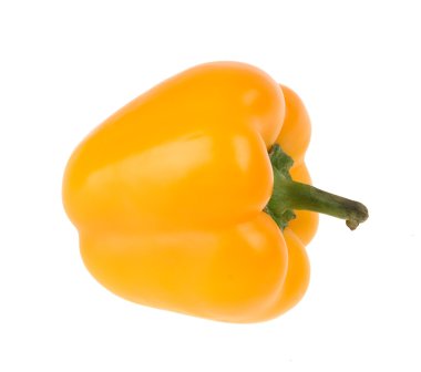 Single yellow sweet pepper clipart