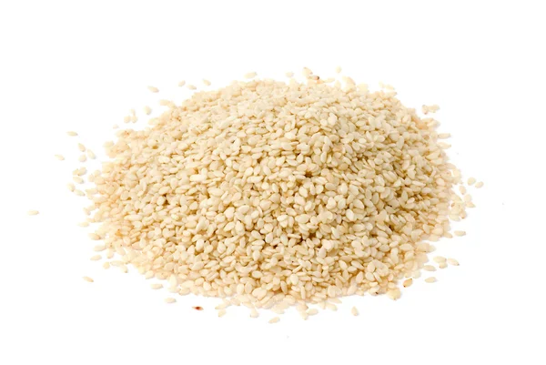Pilha de sementes de sésamo secas — Fotografia de Stock