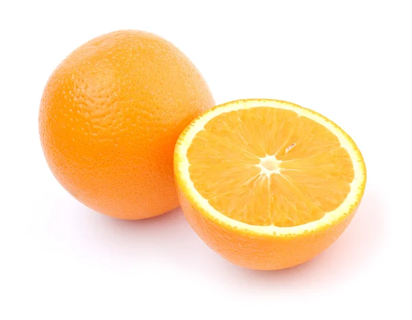 Ett och ett halvt apelsiner — Stockfoto
