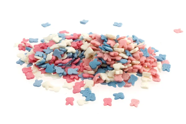 Kupie kolorowe cukierki — Zdjęcie stockowe