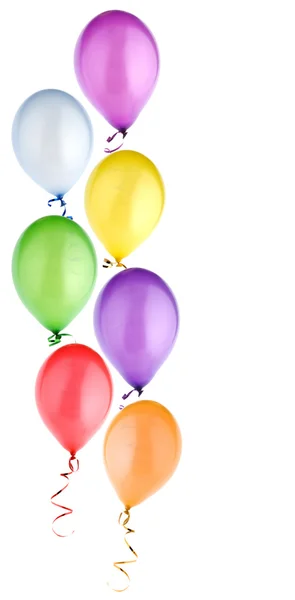 Студийный кадр из цветных воздушных шаров — стоковое фото