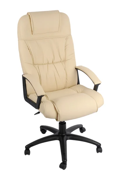 Office armchair of leather — Stock Photo, Image
