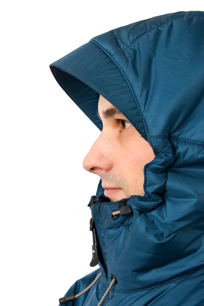 Mężczyzna w zimowych ubraniach — Zdjęcie stockowe
