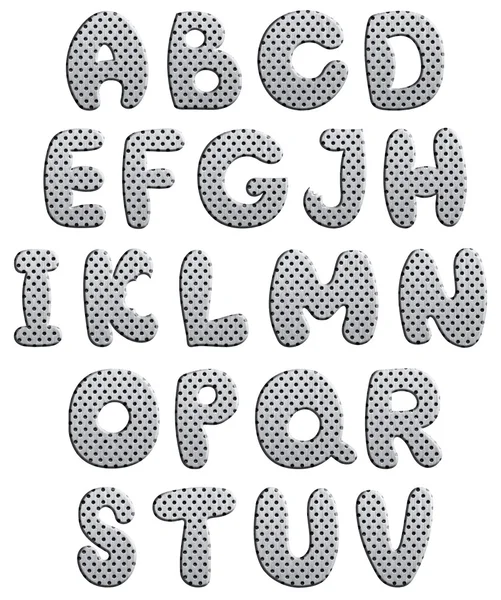 Zestaw alfabet technologicznych — Zdjęcie stockowe