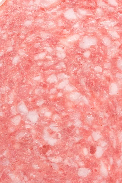 Salami textuur close-up — Stockfoto