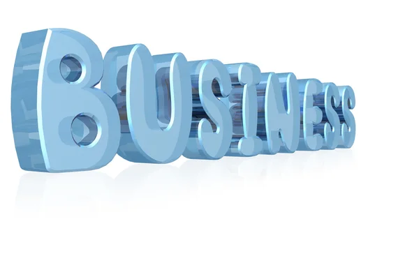 3d rendered business word — Stock Photo, Image