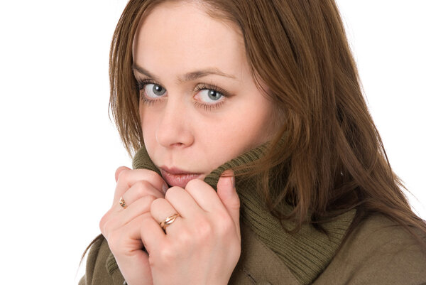 Portrait of an attractive young woman