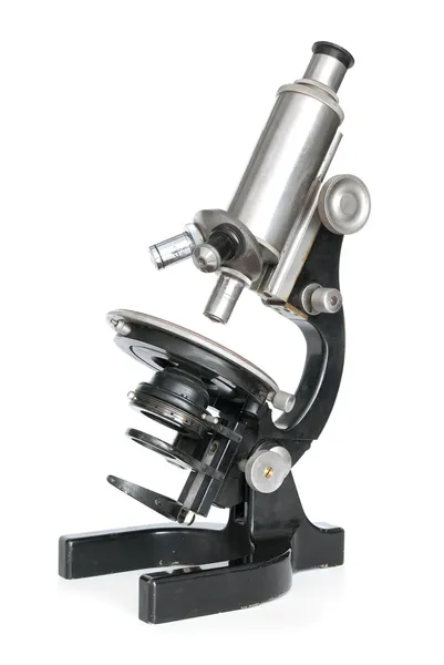 Eski optik mikroskobu — Stok fotoğraf