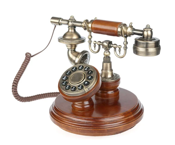 Gamla gammaldags telefon — Stockfoto