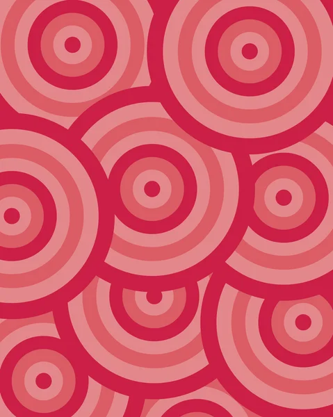 Muster Kreis rot — Stockvektor