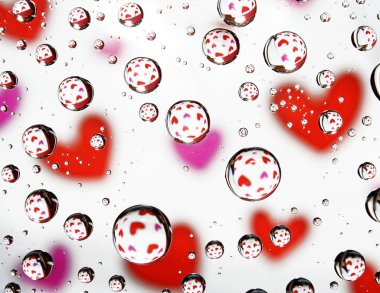 Dripped on glass clipart