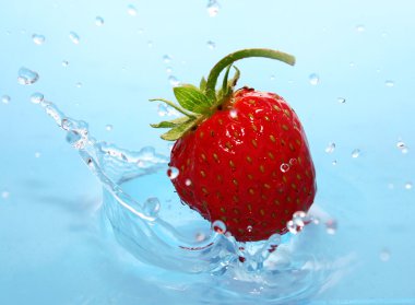 The Strawberries in drop.