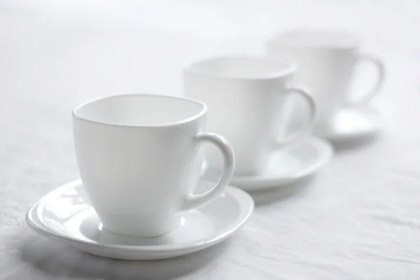 Stock image Three white cups.