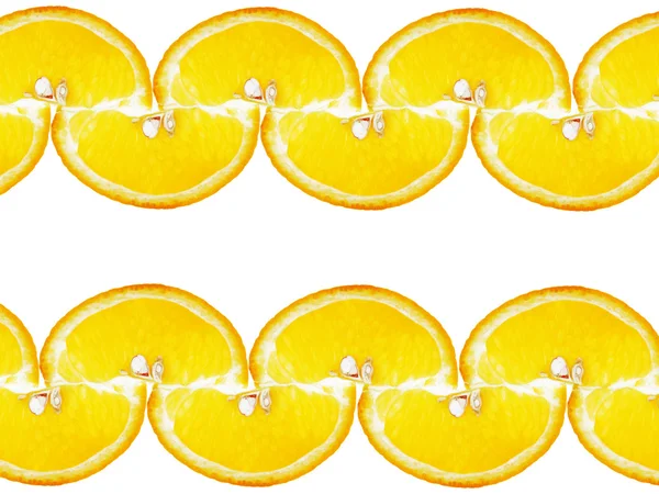 Färsk hel och skivad apelsin — Stockfoto