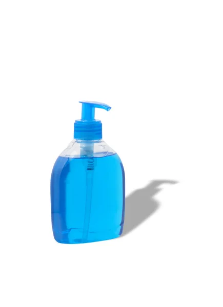 Sabão líquido azul — Fotografia de Stock