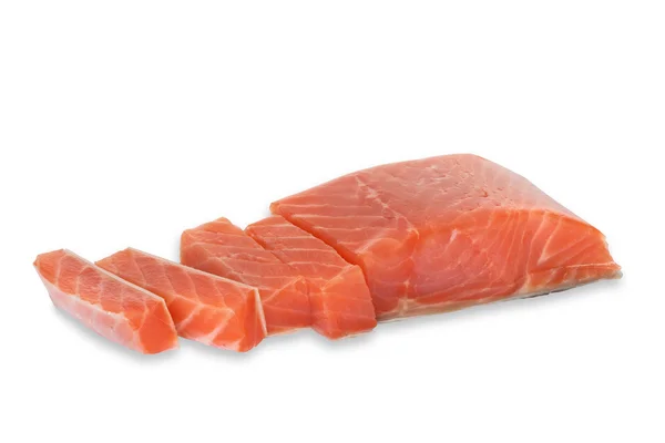 Sliced Salmon — Stock Photo, Image