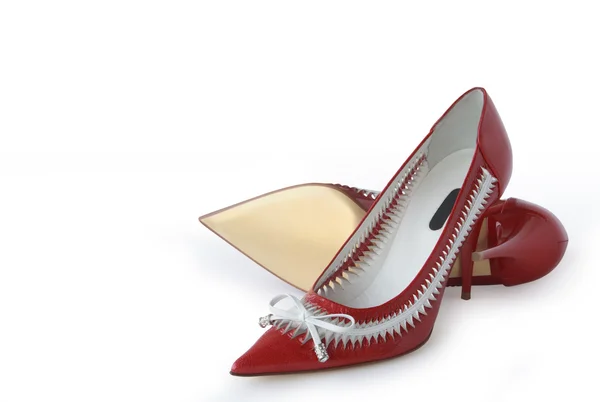 Red Woman Shoes — Stock Photo, Image