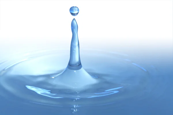 Stänkande vatten — Stockfoto
