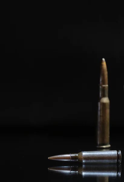 Cartridges On Dark — Stock Photo, Image