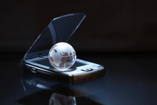 Globe sur PDA — Photo