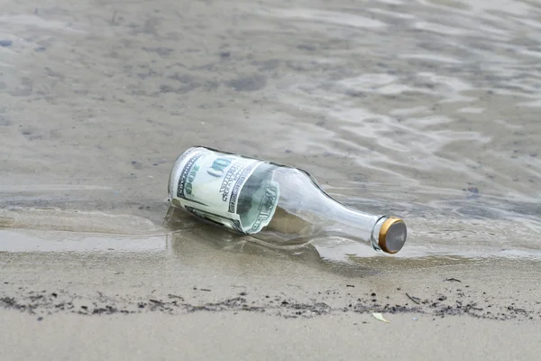 Bottle With Money