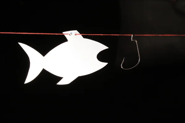 Бумажная рыба — стоковое фото