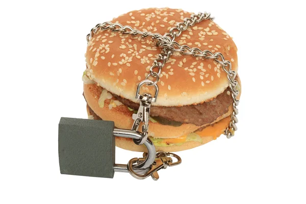Forbidden Hamburger — Stock Photo, Image