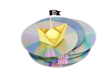 Pirated CD clipart
