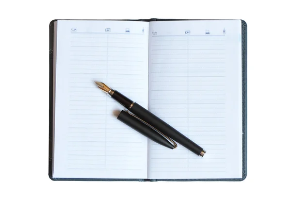 Pen On Notebook — Stock Photo, Image