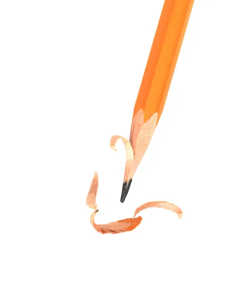 Ołówek i wiórów — Zdjęcie stockowe