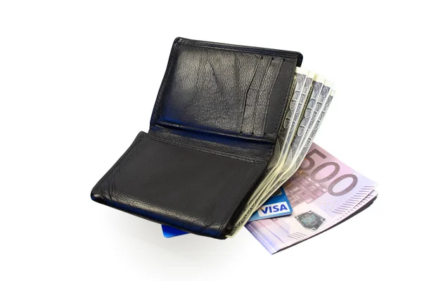 財布とお金 — ストック写真