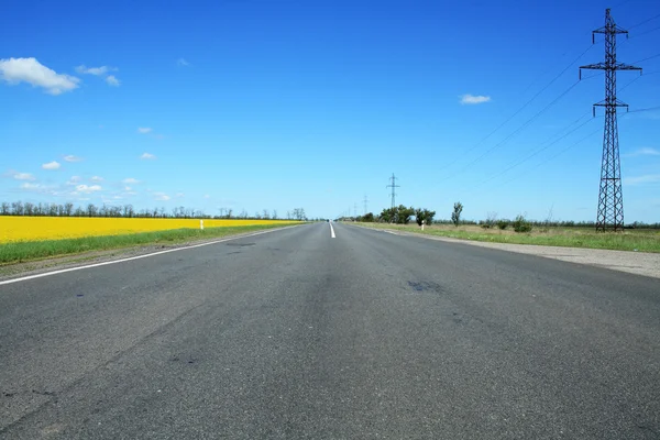 Пустая дорога — стоковое фото