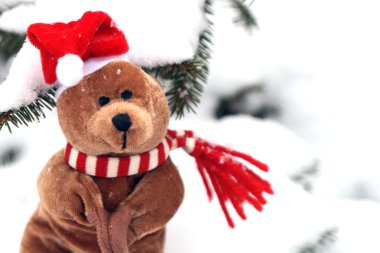 Christmas Teddy Bear clipart