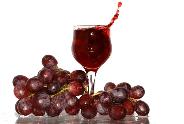 와인과 포도 — 스톡 사진