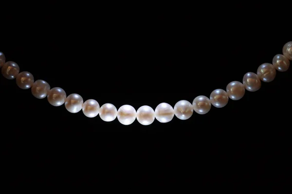 Perle auf dunklem Grund — Stockfoto