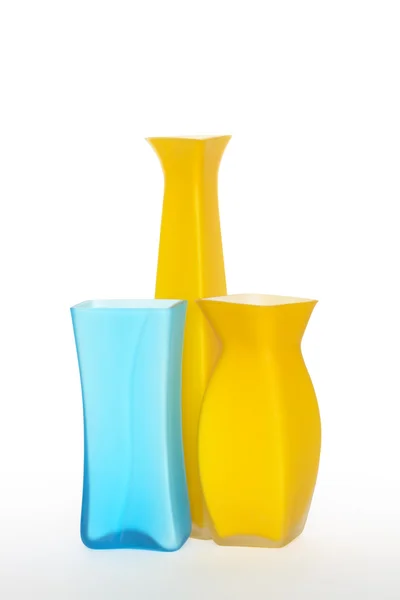 Tři moderní vázy — Stock fotografie