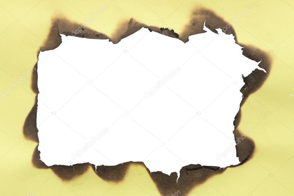 Burned Paper Frame