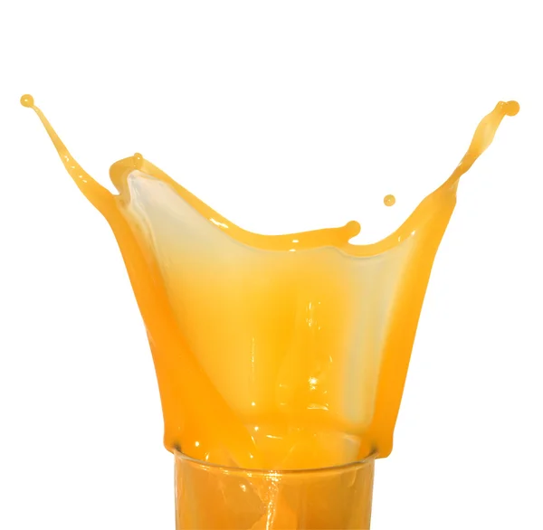 Πιτσίλισμα χυμό πορτοκαλιού — Φωτογραφία Αρχείου