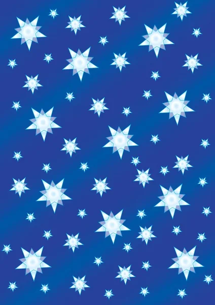 Sterne am Himmel — Stockvektor