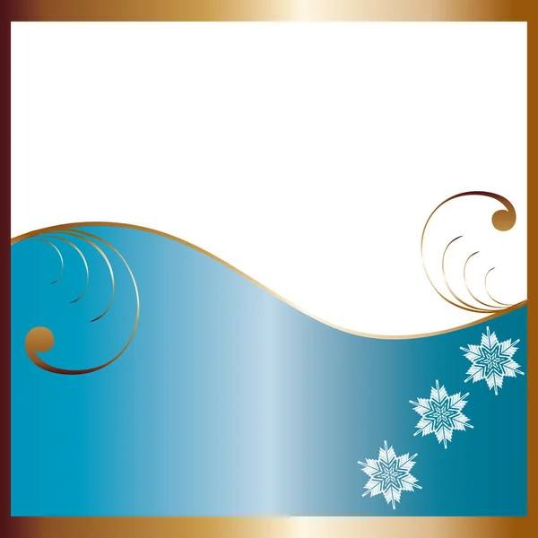 Lettre d'or de Noël — Image vectorielle