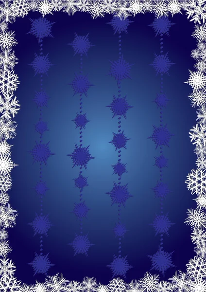 Блакитний фон snowcapped — стоковий вектор