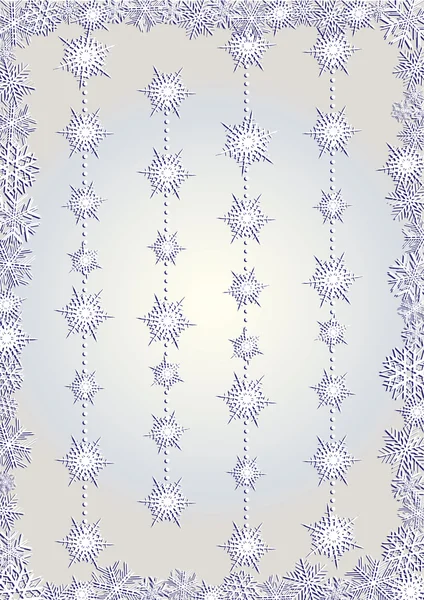 Blanc fond enneigé — Image vectorielle