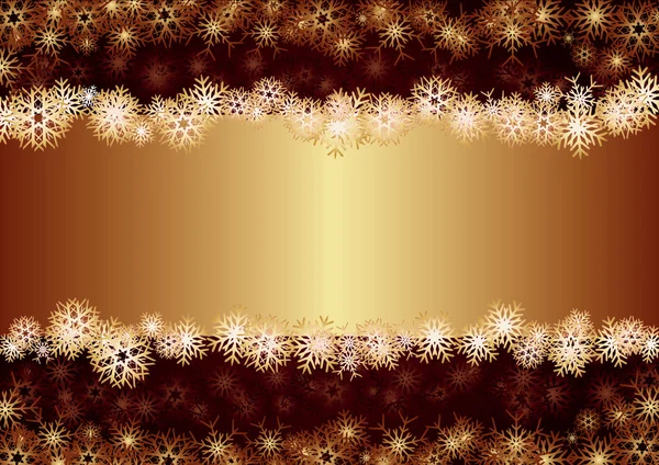 Carte de Noël or — Image vectorielle