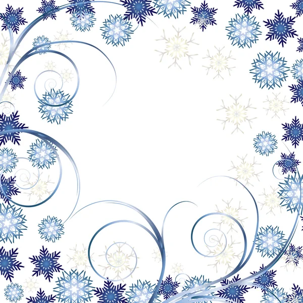Krásné bílé vánoční pozadí — Stockový vektor