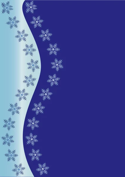 Синій зимових фону — стоковий вектор
